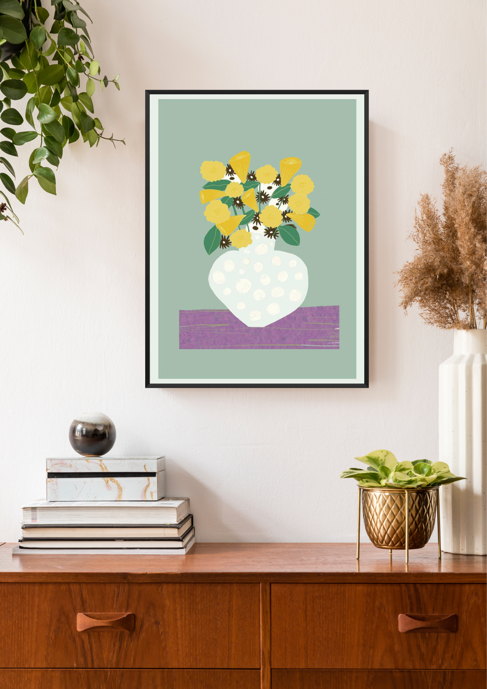 Tundra Still Life with Flowers - ツンドラの花の静止画