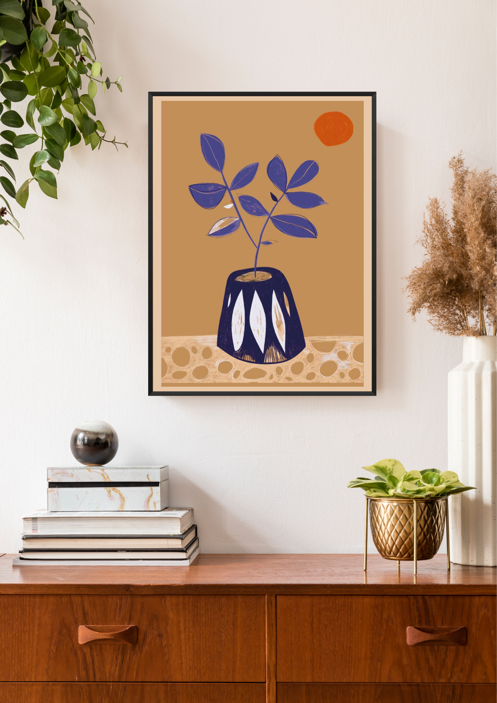 Mediterranean Still Life with Flowers - 地中海の花の静止画