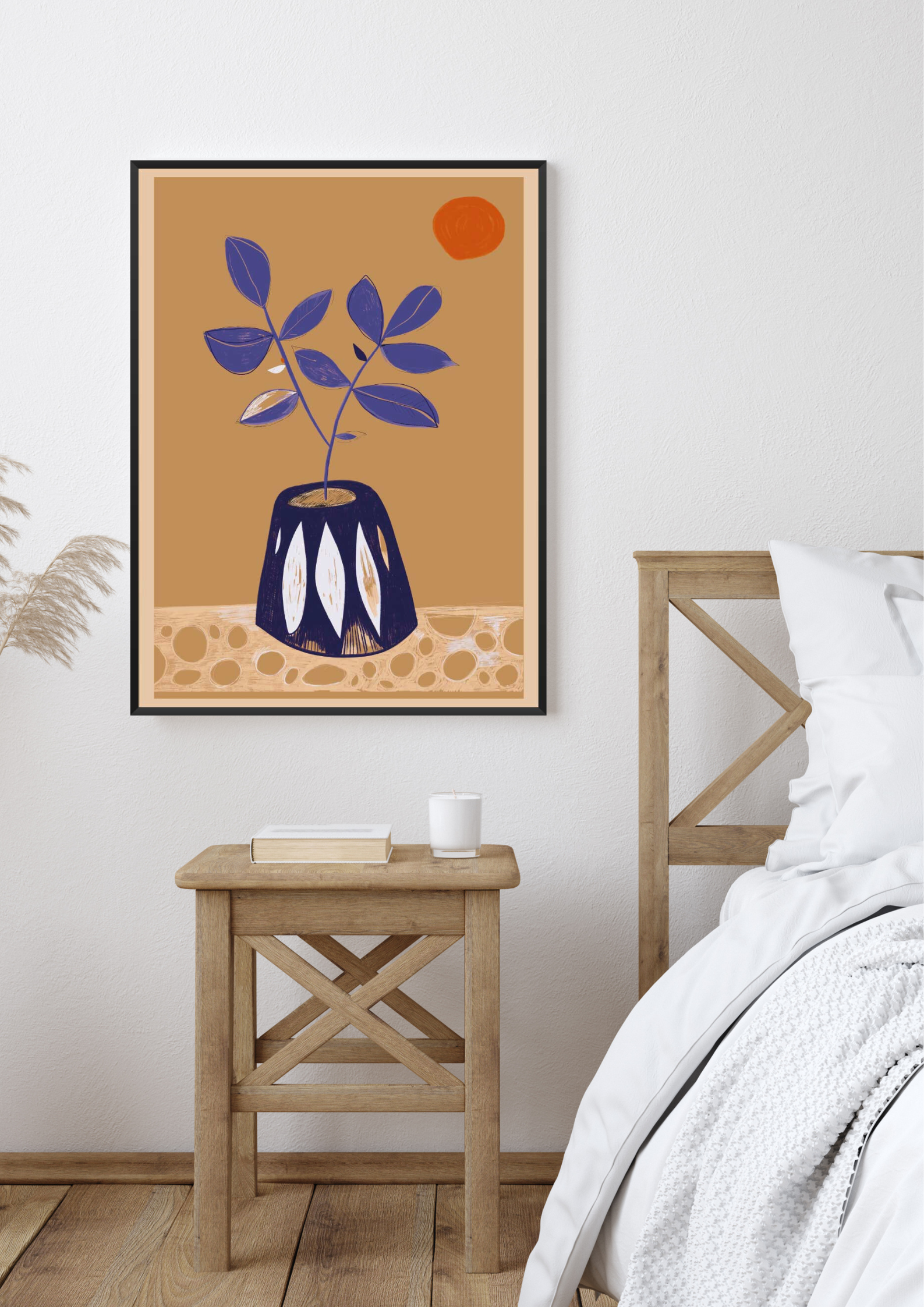Mediterranean Still Life with Flowers - 地中海の花の静止画