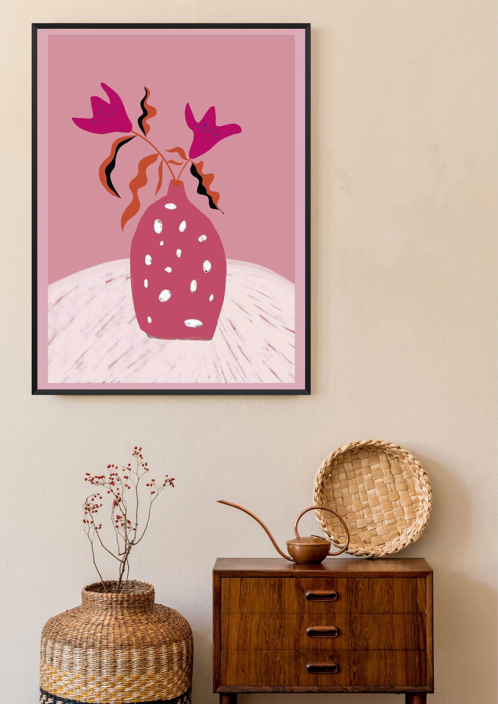 Continental Still Life with Flowers - コンチネンタルな花の静物画