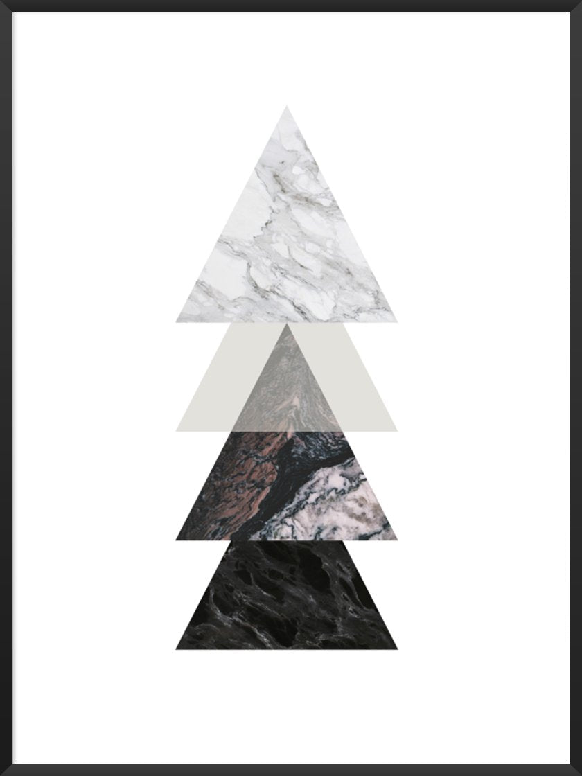 Marble Triangles - マーブルトライアングル ポスター