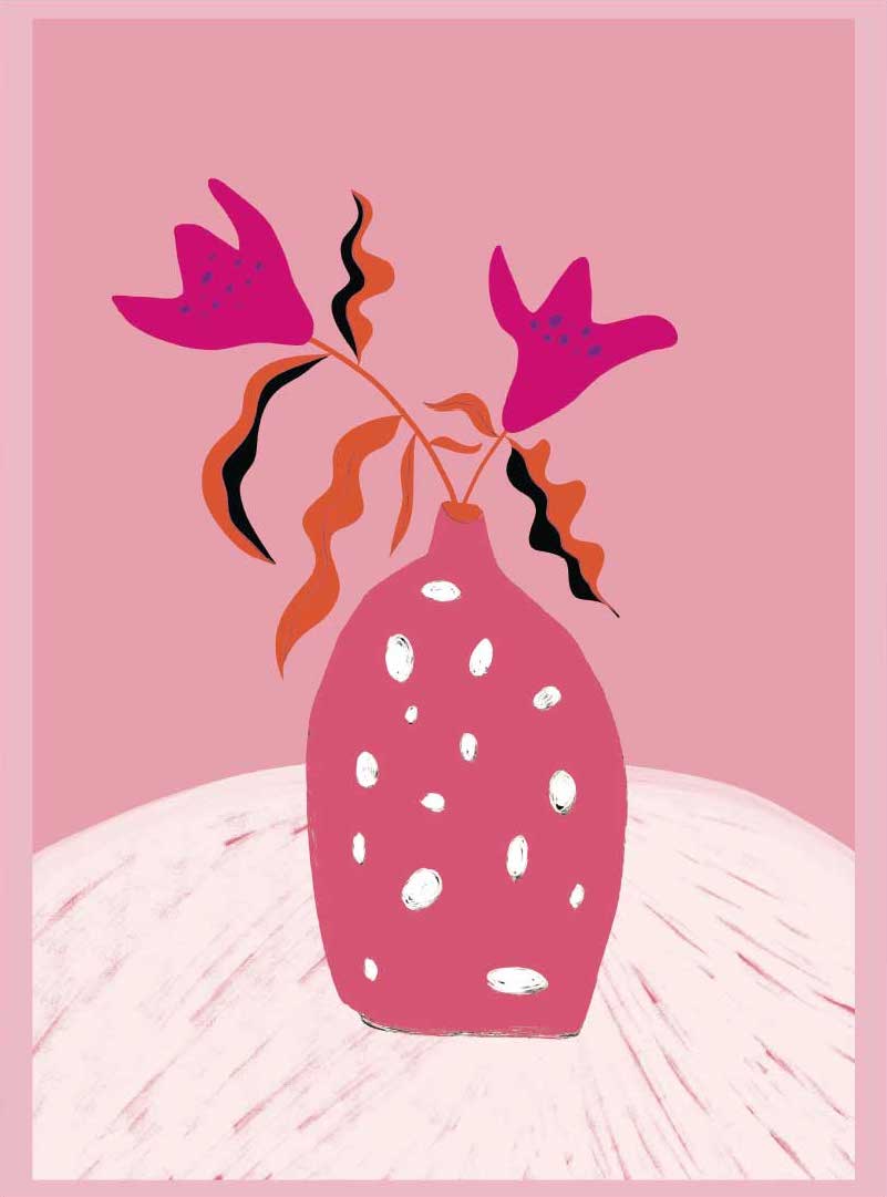 Continental Still Life with Flowers - コンチネンタルな花の静物画