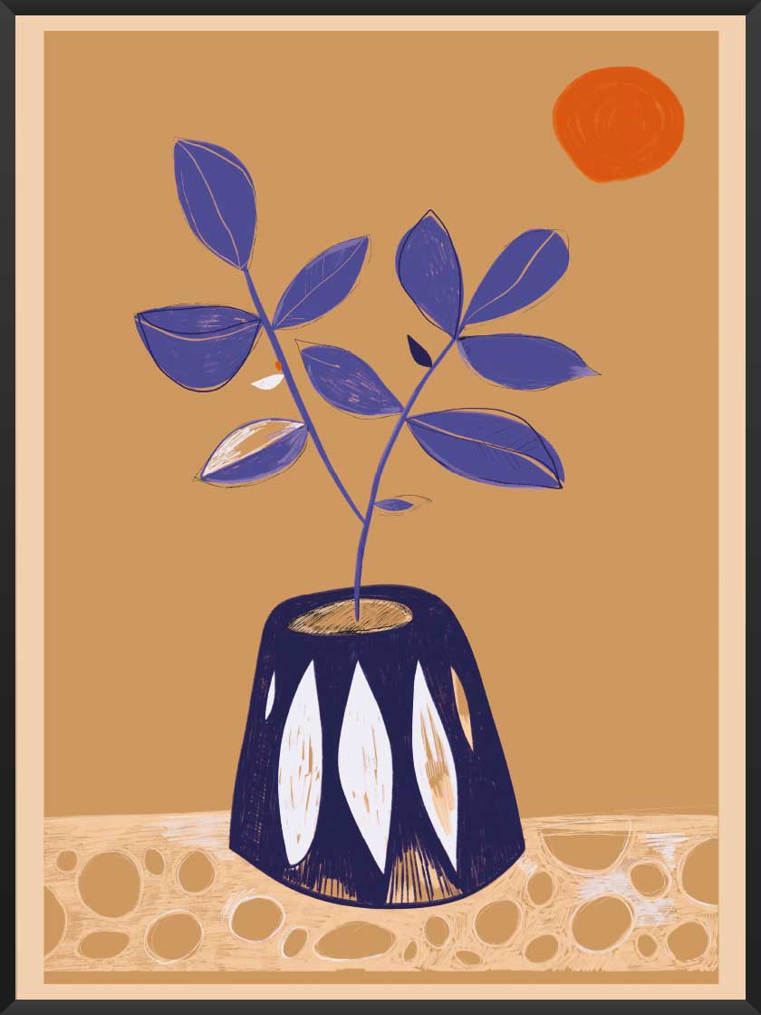 Mediterranean Still Life with Flowers - 地中海の花の静止画
