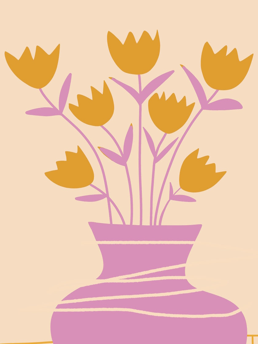 Monsoon Still Life with Flowers - モンスーンの花の静止画