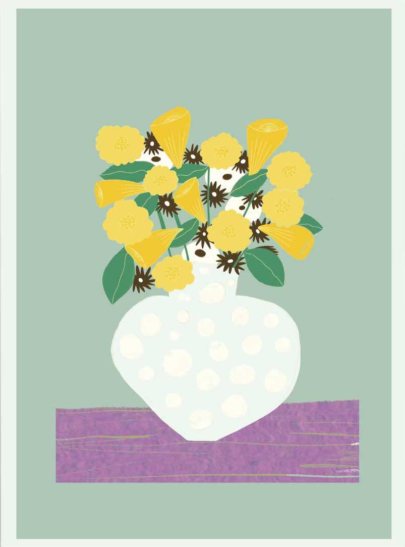 Tundra Still Life with Flowers - ツンドラの花の静止画