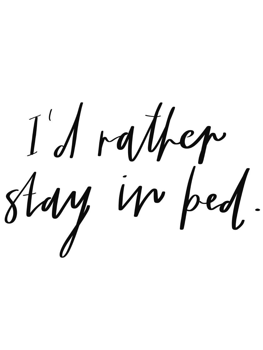 Stay in Bed - もっと寝ていたい ポスター