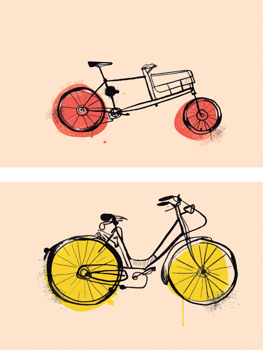 Canary Bike - カナリア色の自転車 ポスター