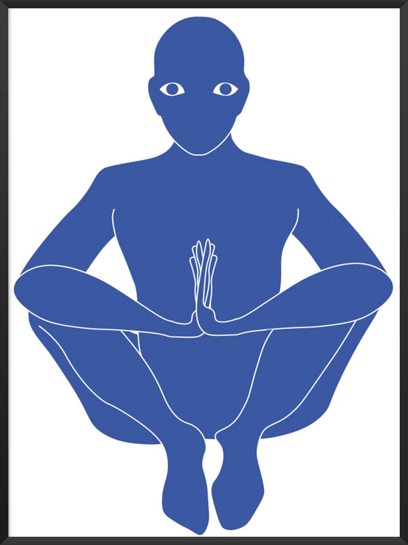 Malasana Yoga Pose - マラーサナヨガポーズ ポスター