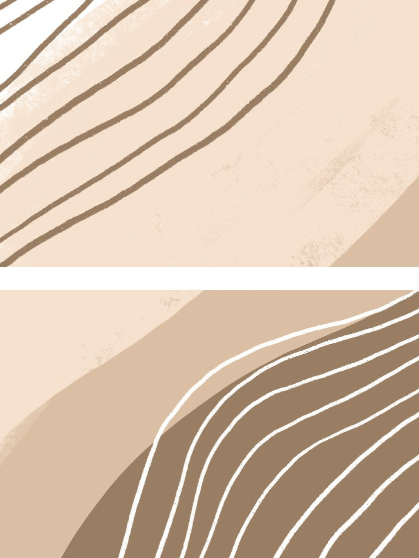 Beige Lines - ベージュライン ポスター