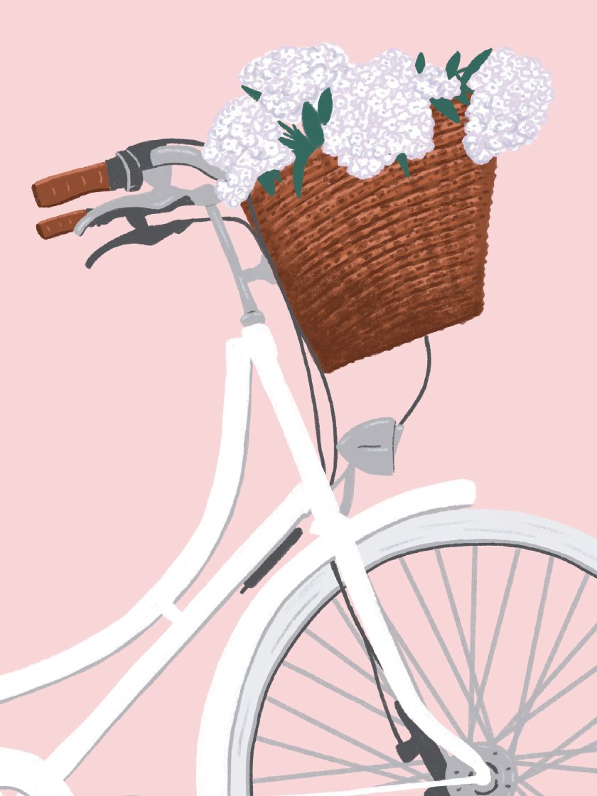 Biking Into Spring - 春に乗って ポスター