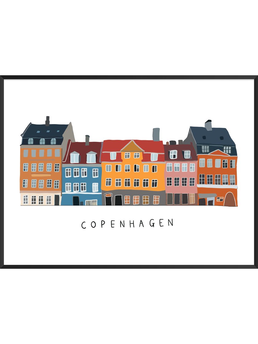 Copenhagen - コペンハーゲン ポスター