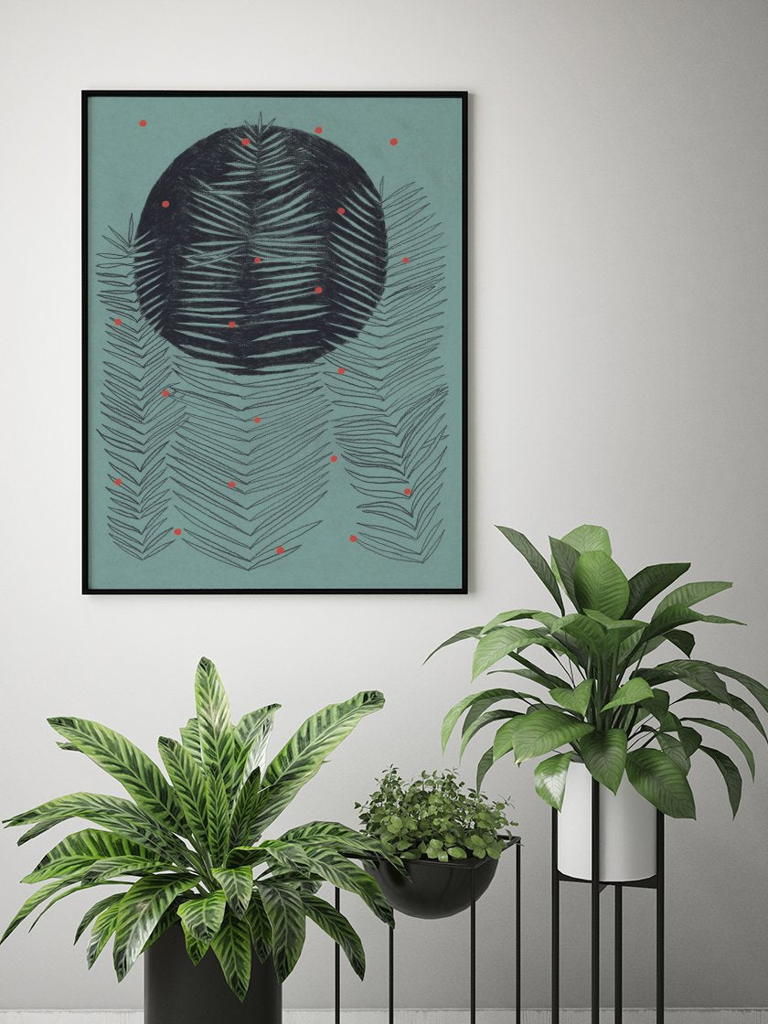 Ferns - シダの葉 ポスター
