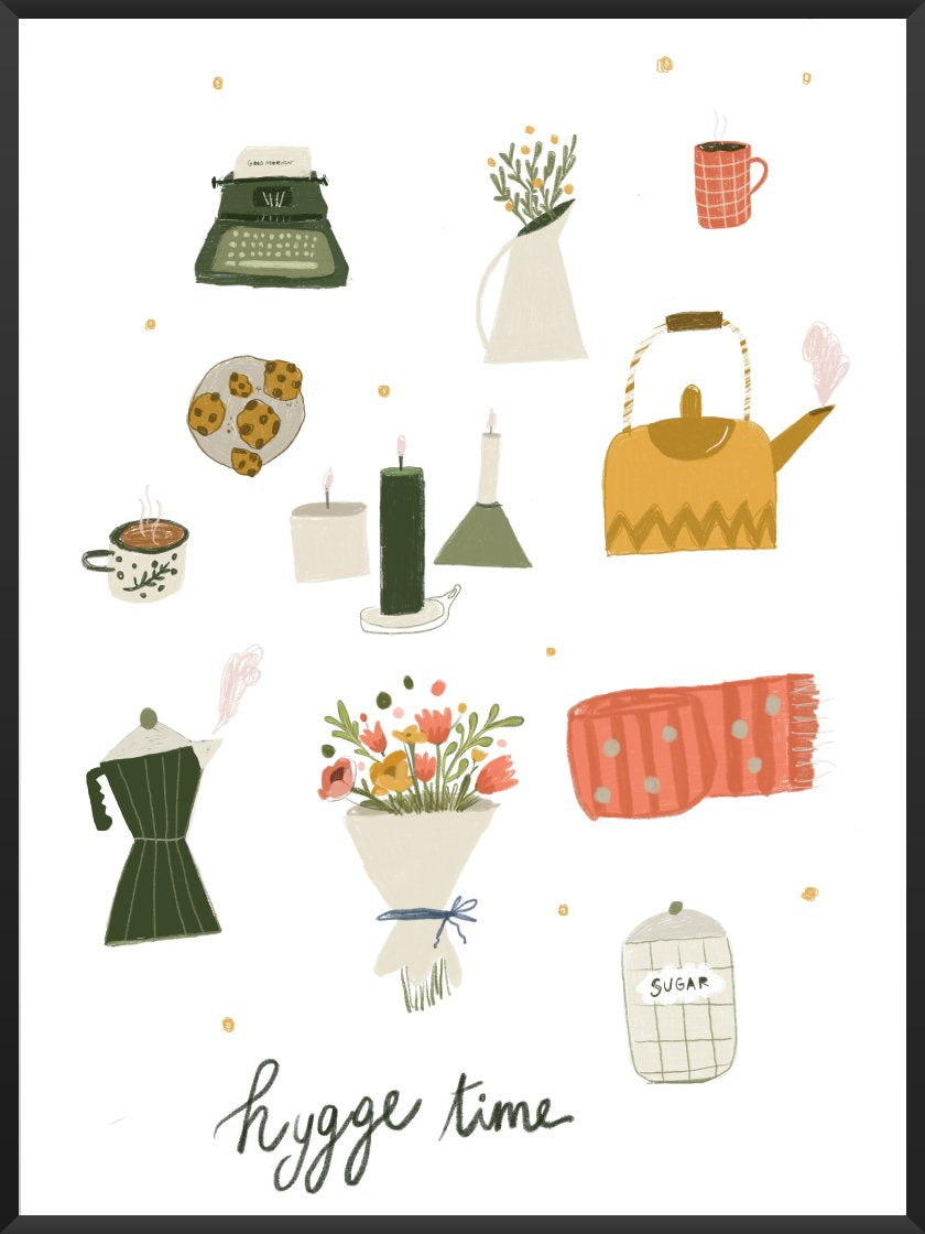 Hygge Time - ヒュッゲな時間 ポスター