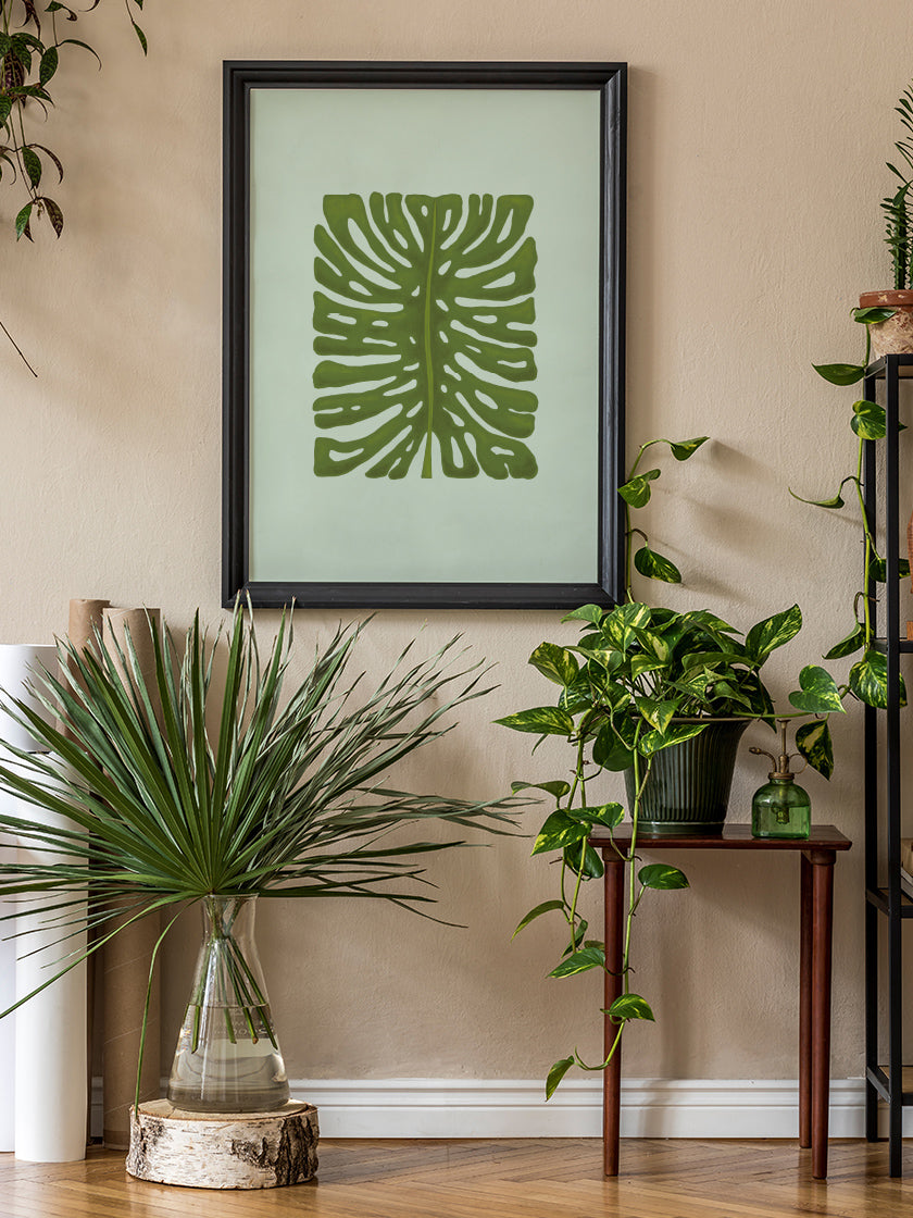 Monstera Leaf - モンステラリーフ ポスター