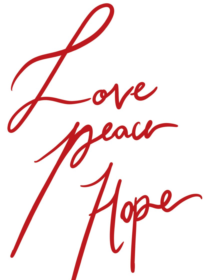 Love, Peace, Hope - ラブ、ピース、ホープ ポスター