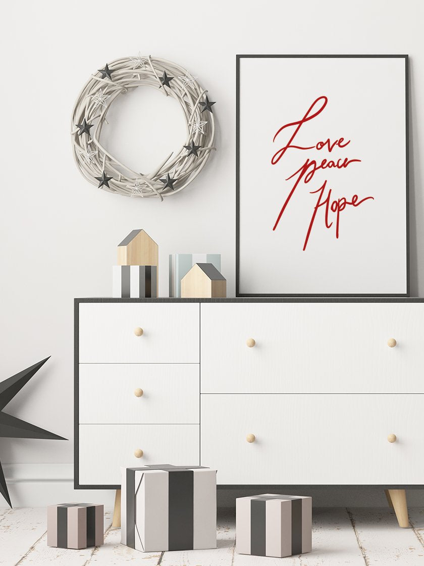 Love, Peace, Hope - ラブ、ピース、ホープ ポスター