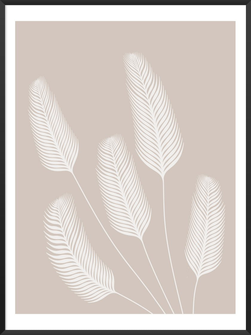 Pampas Grass - パンパスグラス ポスター