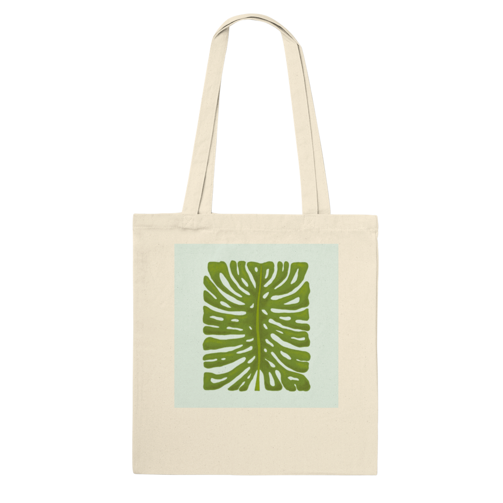 Monstera Leaf Tote Bag -  モンステラリーフトートバッグ