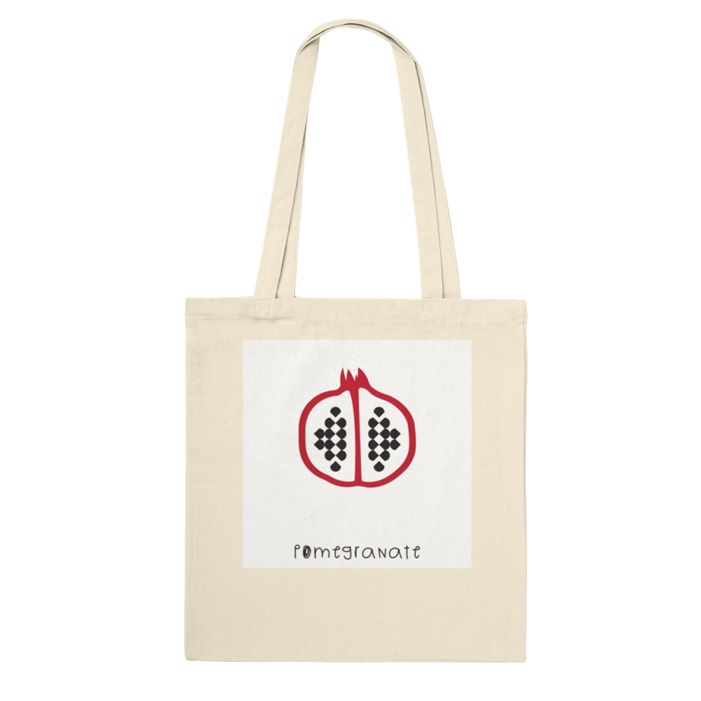 Pomegranate Tote Bag -  ザクロ キッズルートートバッグ