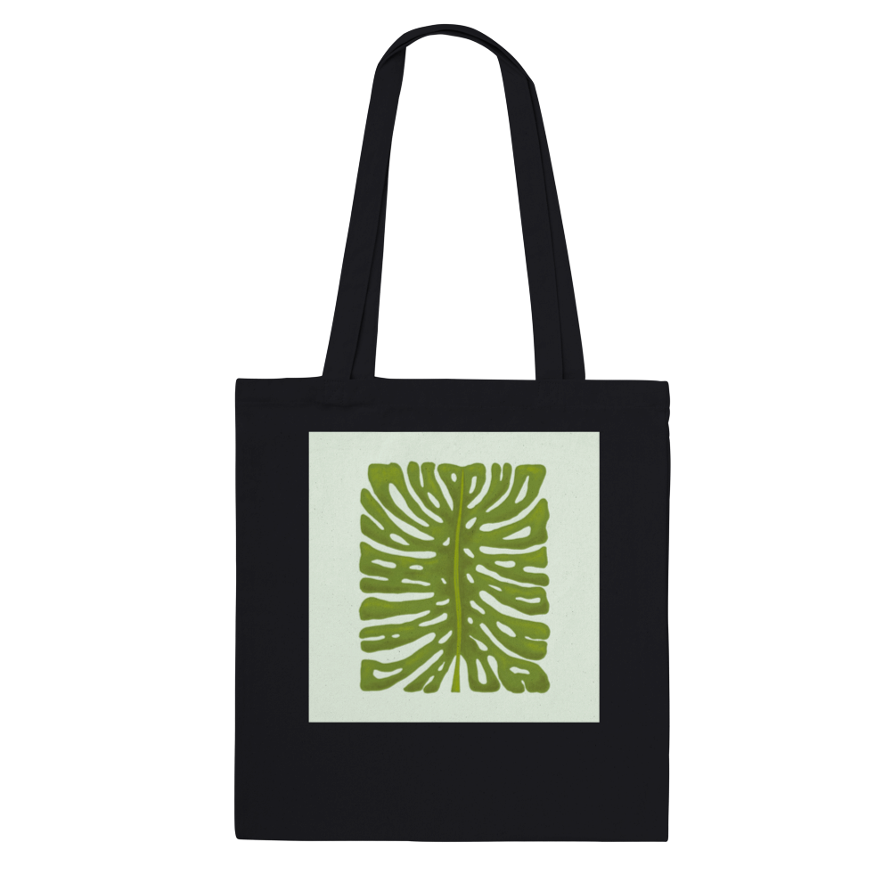 Monstera Leaf Tote Bag -  モンステラリーフトートバッグ