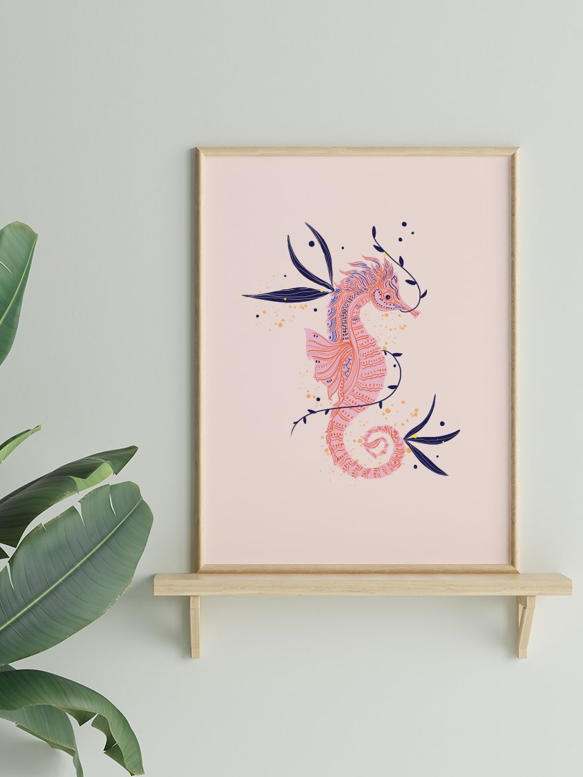 Seahorse - タツノオトシゴ ポスター