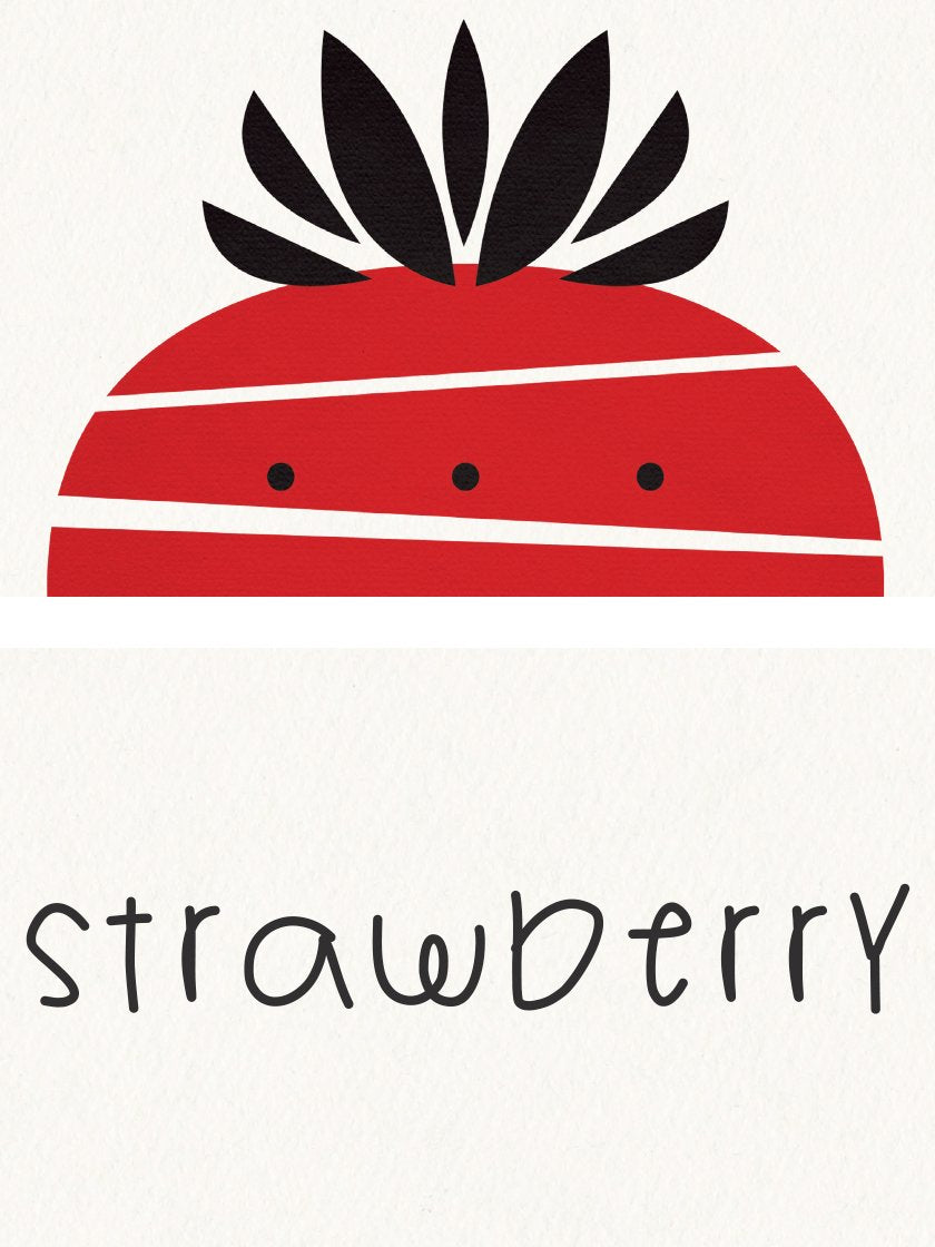 Strawberry - イチゴ キッズルームポスター