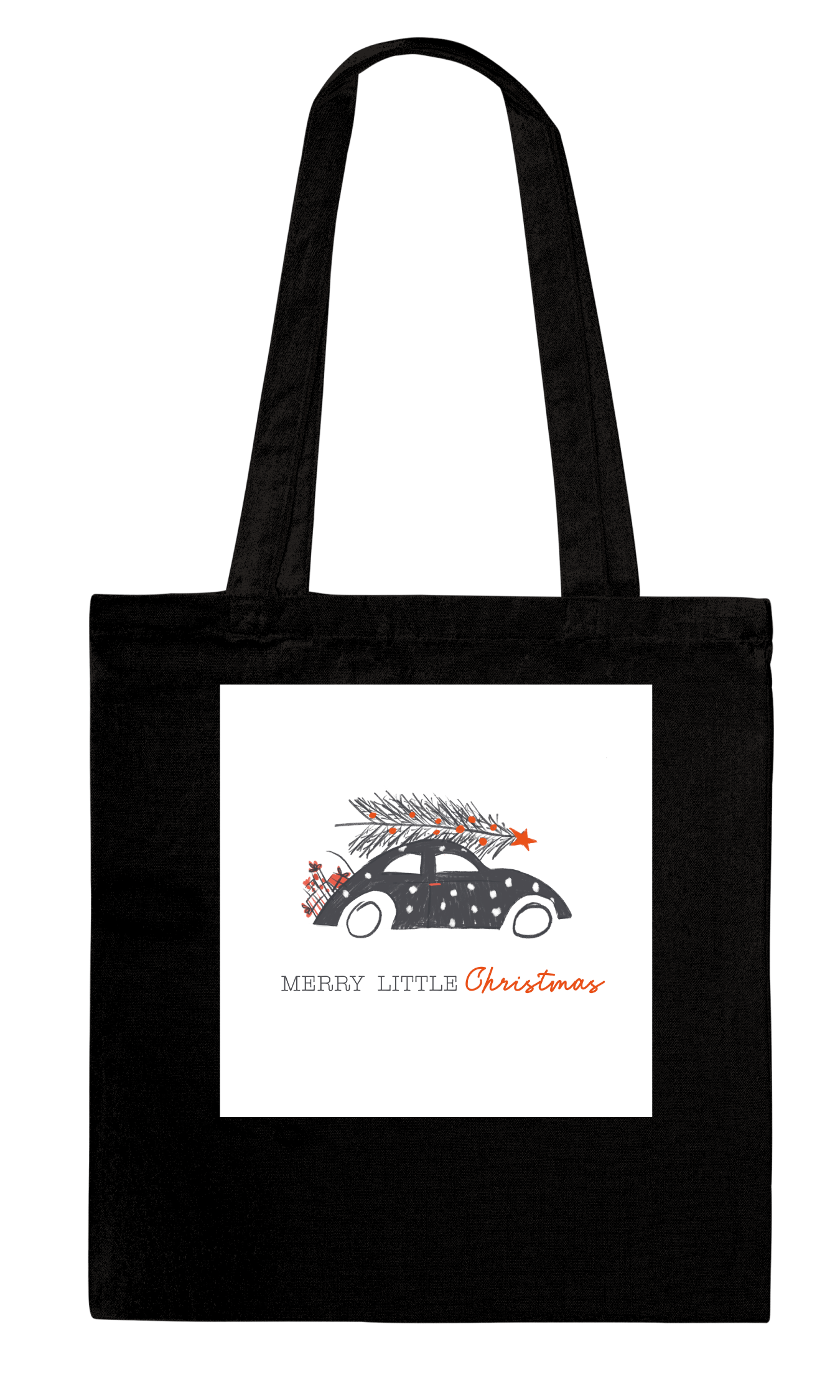 Christmas Car Tote Bag -  クリスマスカートートバッグ