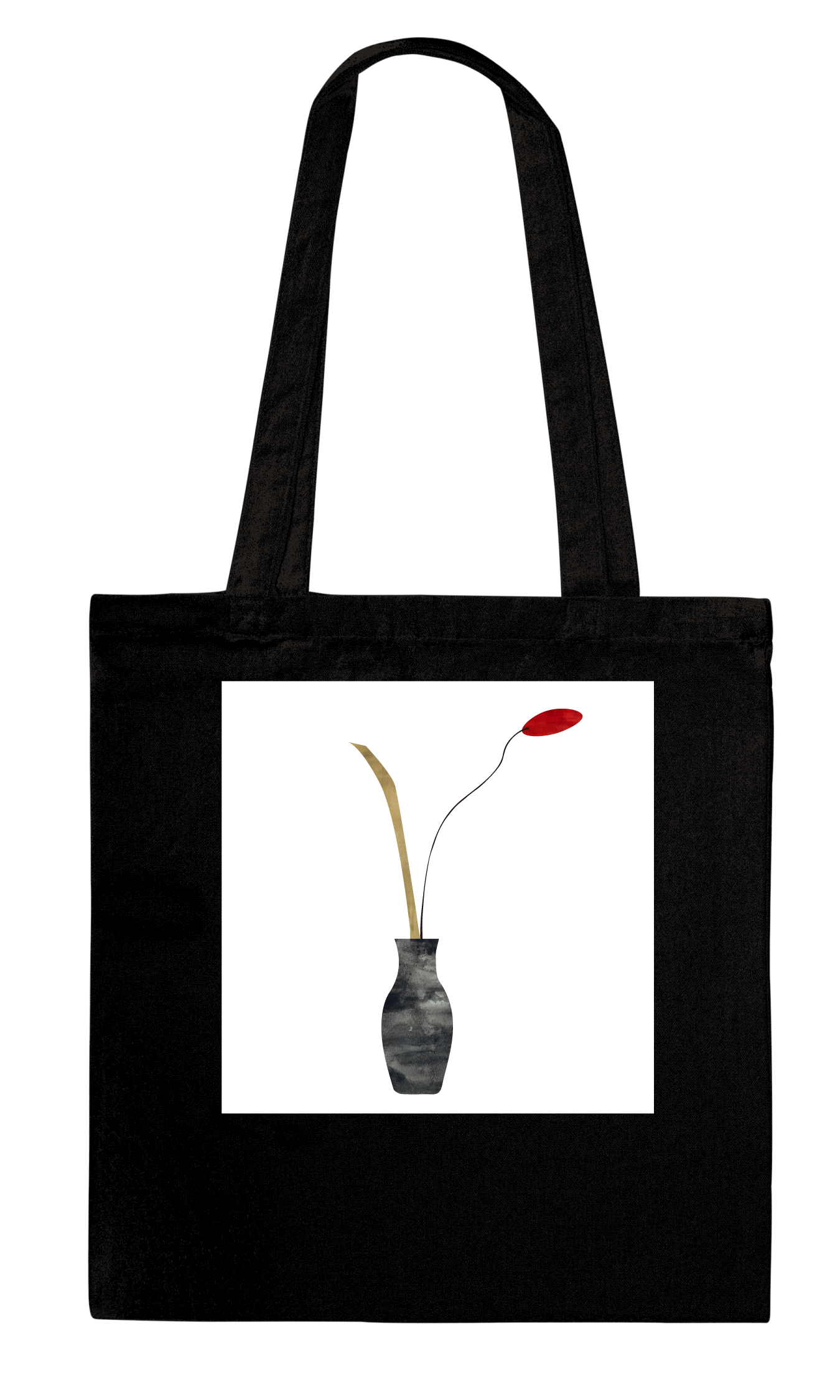 Poppy Flower Tote Bag -  ポピーフラワートートバッグ