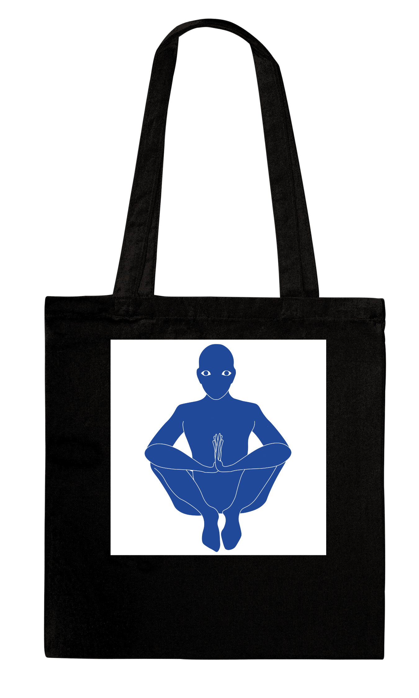 Malasana Pose Tote Bag -  マラーサナヨガポーズトートバッグ