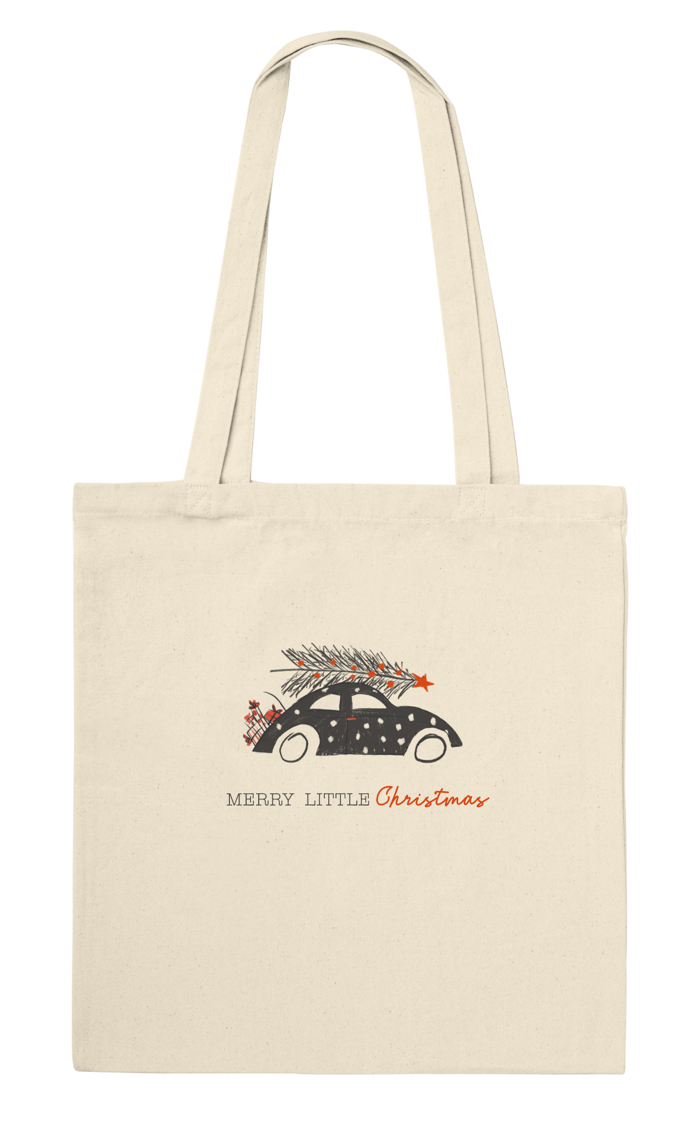 Christmas Car Tote Bag -  クリスマスカートートバッグ