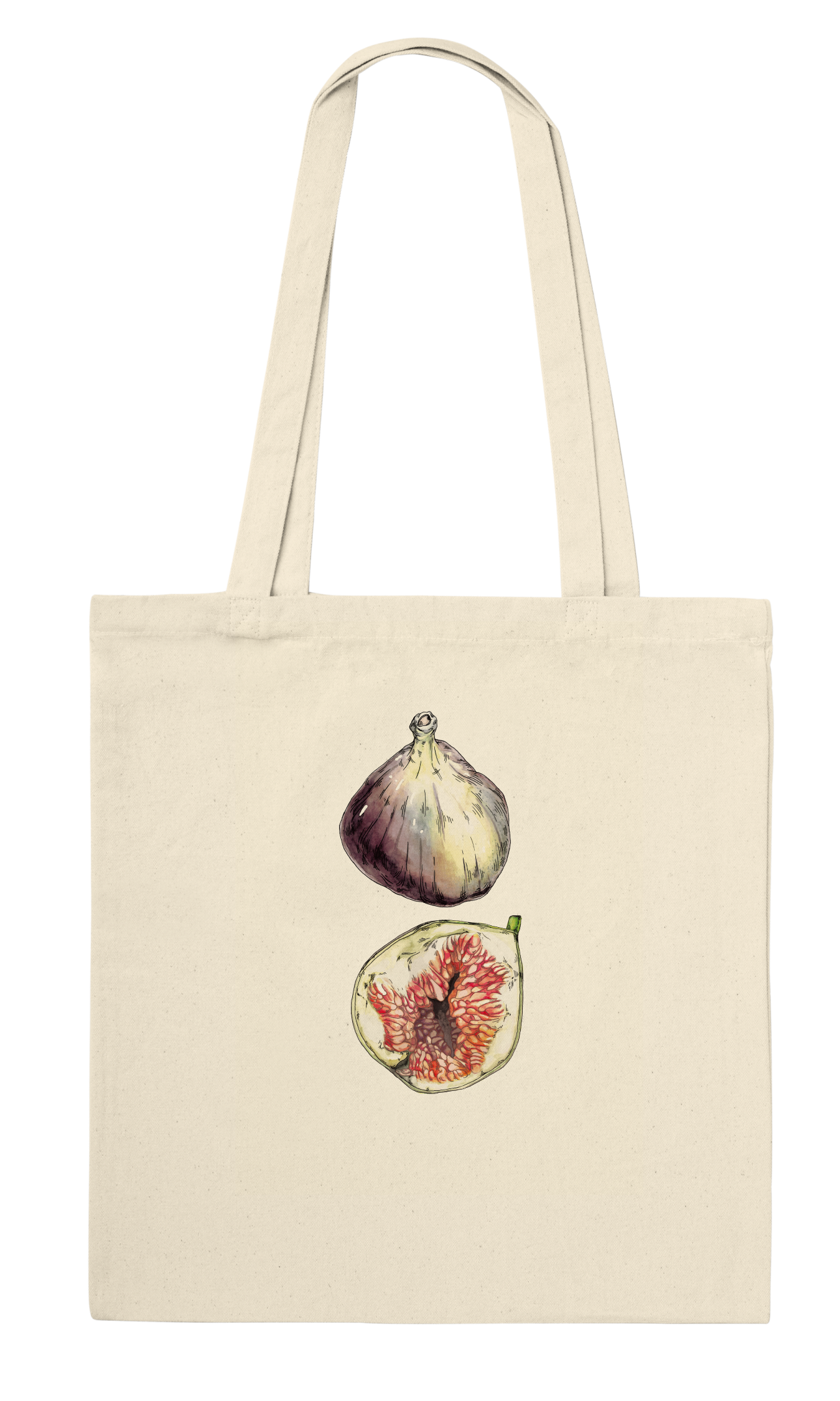 Vintage Figs Tote Bag -  イチジクトートバッグ