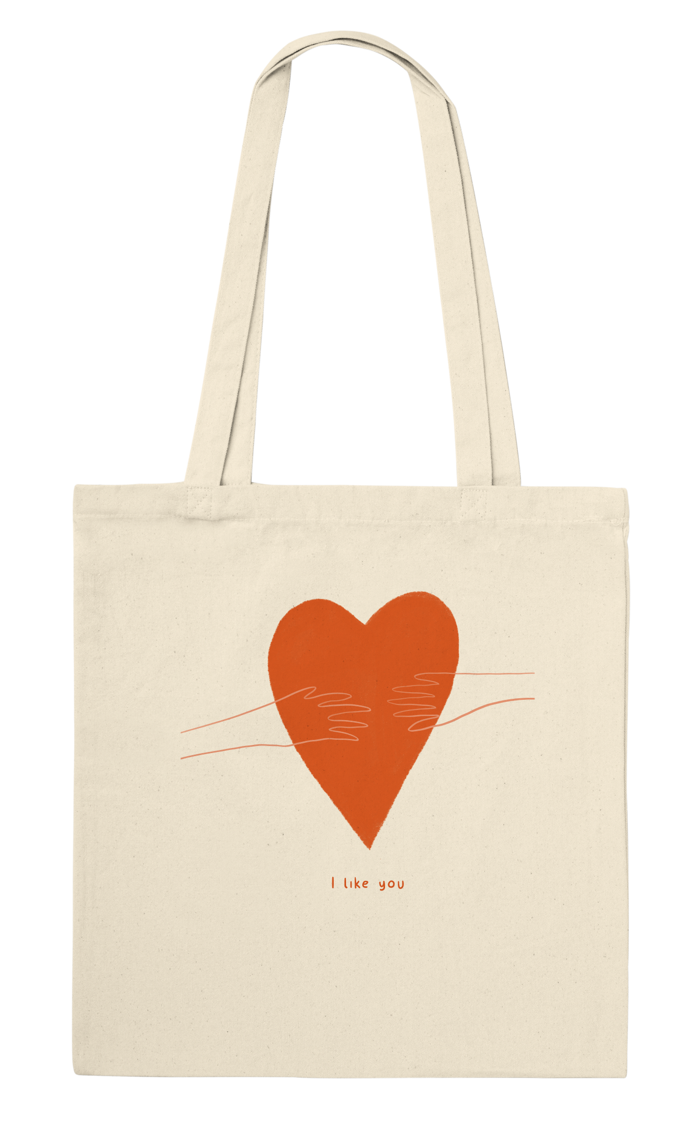 I Like You Tote Bag -  あなたが好きトートバッグ