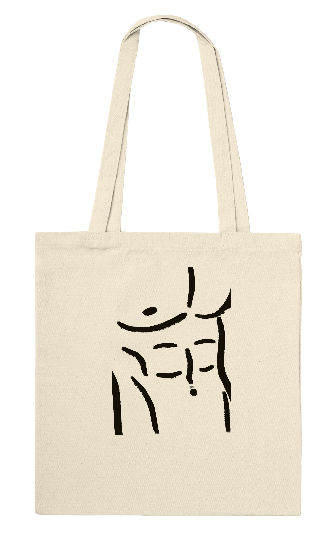 The Male Body Tote Bag -  男性の躰トートバッグ
