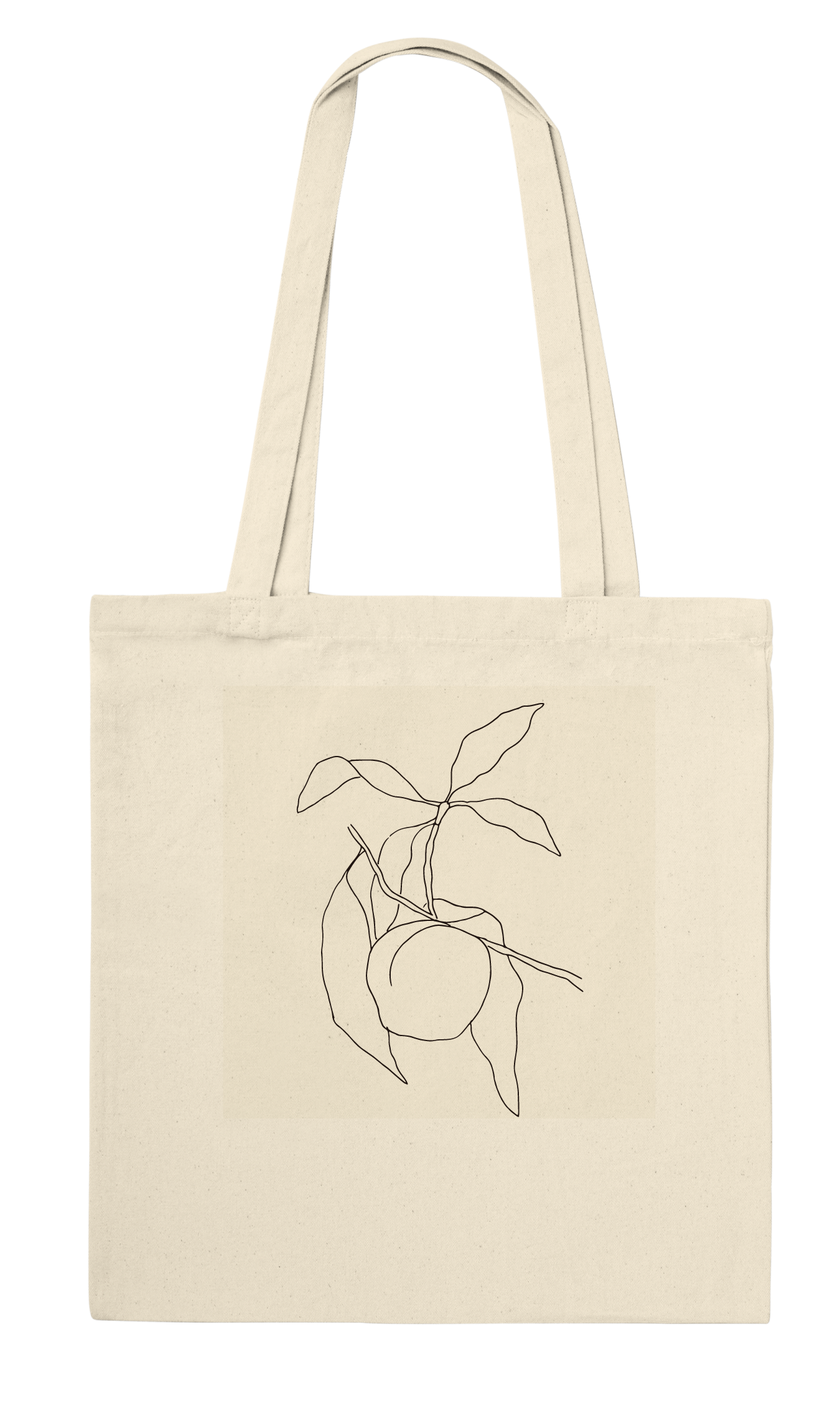 Peach Tote Bag -  ピーチトートバッグ