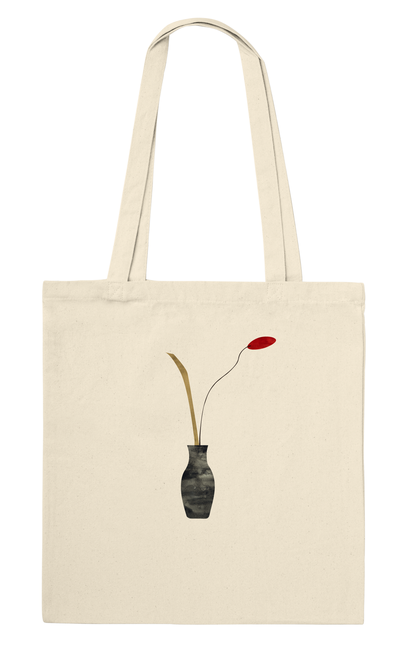 Poppy Flower Tote Bag -  ポピーフラワートートバッグ