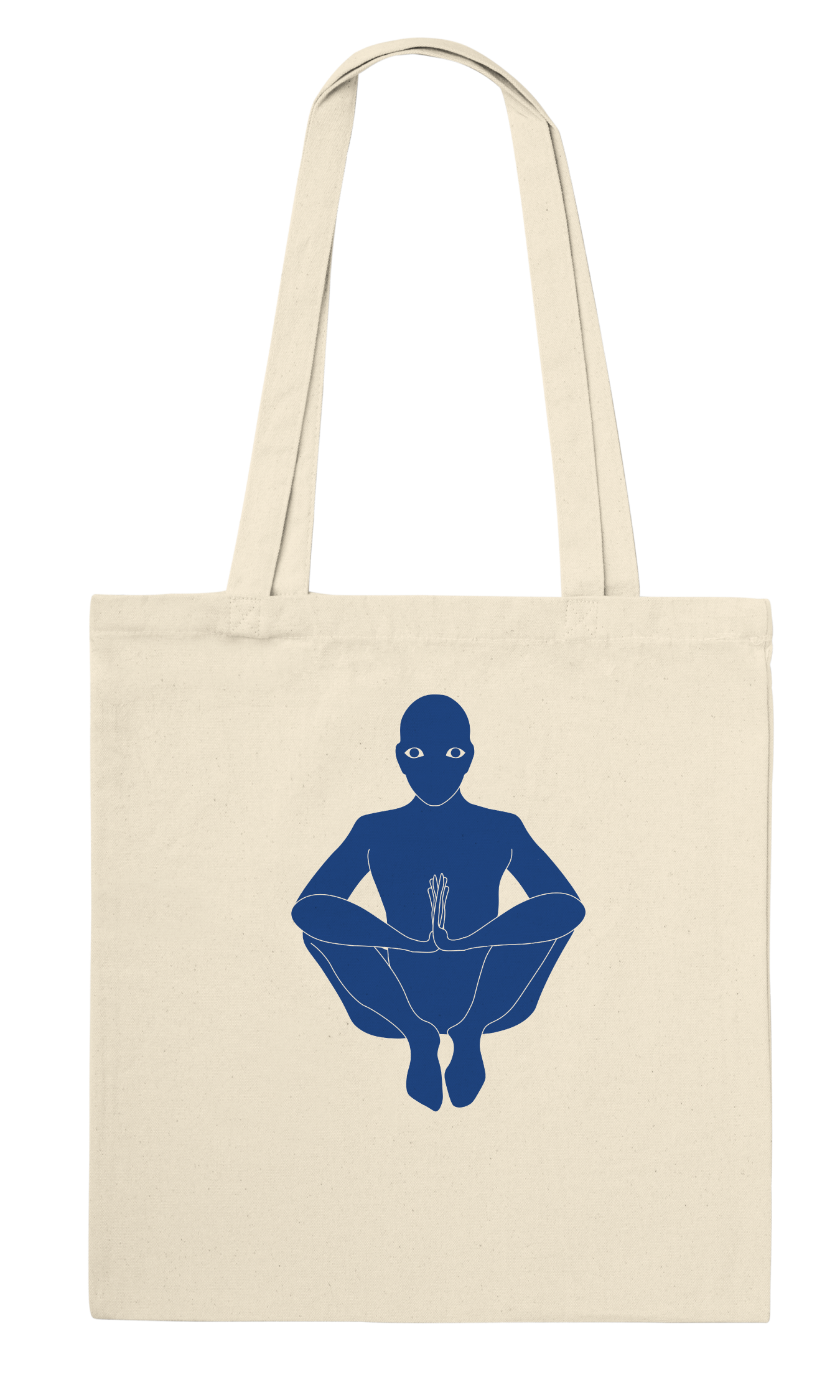 Malasana Pose Tote Bag -  マラーサナヨガポーズトートバッグ