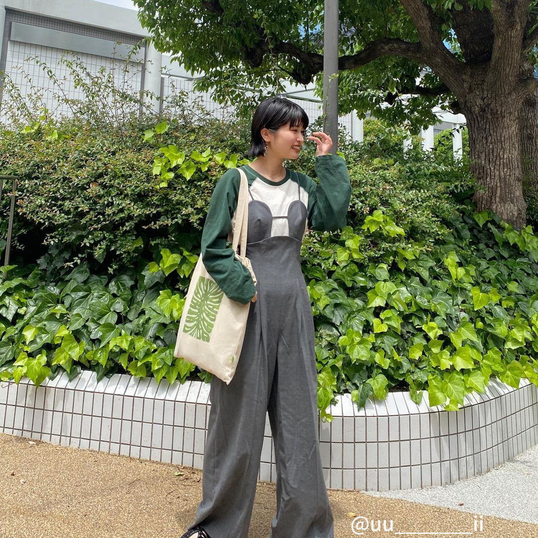 Monstera Leaf Tote Bag -  モンステラリーフトートバッグ