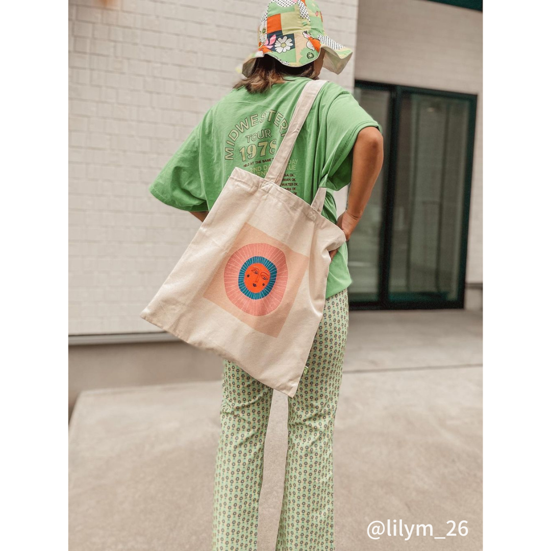 Summer Sun Tote Bag -  夏の太陽トートバッグ
