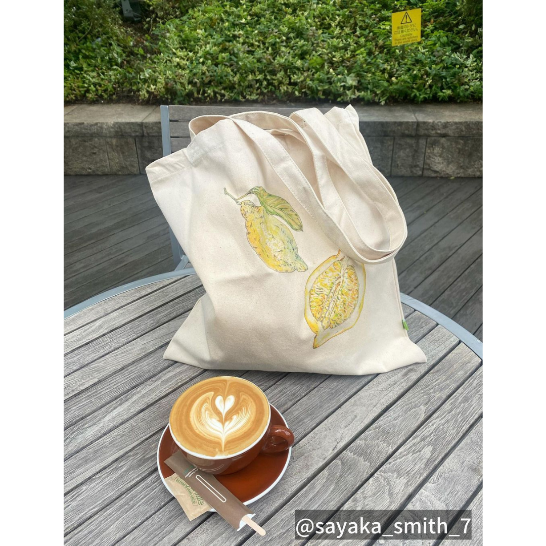 Vintage Lemon Tote Bag -  ヴィンテージレモントートバッグ