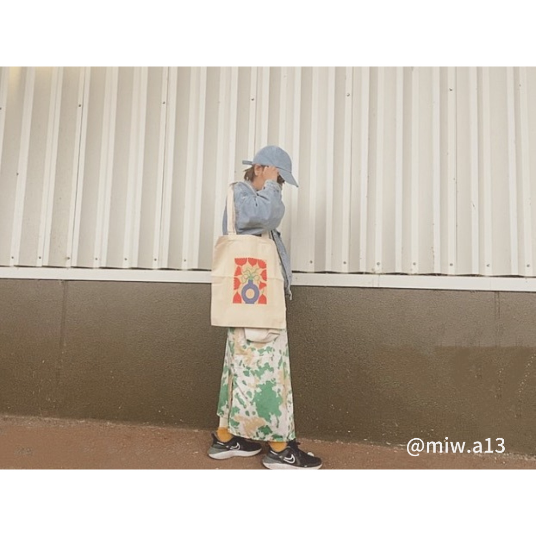 Spring Tulips Tote Bag -  春のチューリップトートバッグ