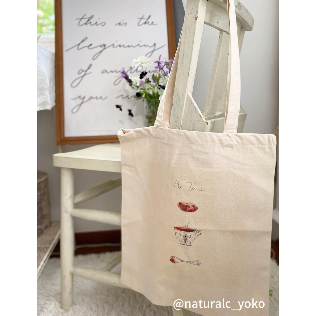 Me Time Tote Bag -  わたし時間トートバッグ