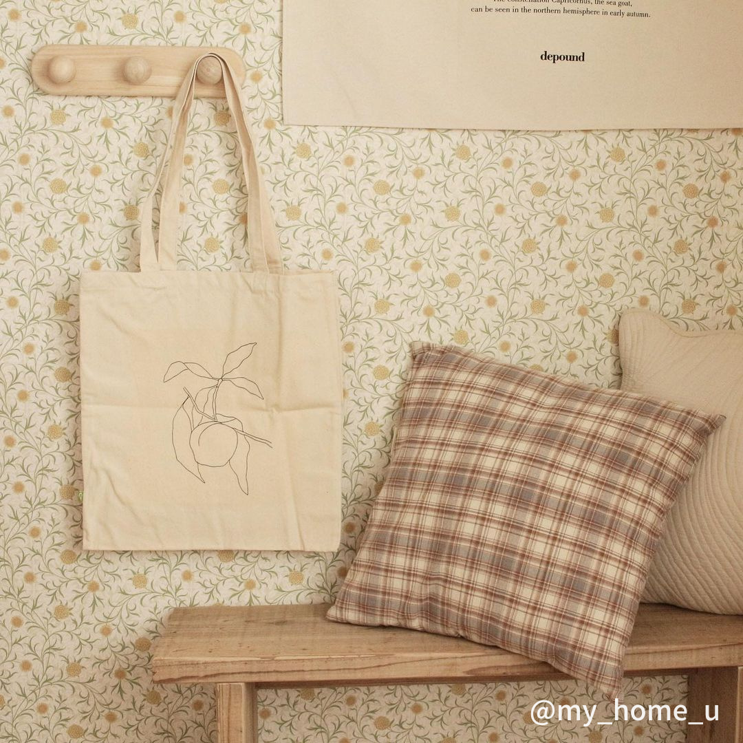 Peach Tote Bag -  ピーチトートバッグ