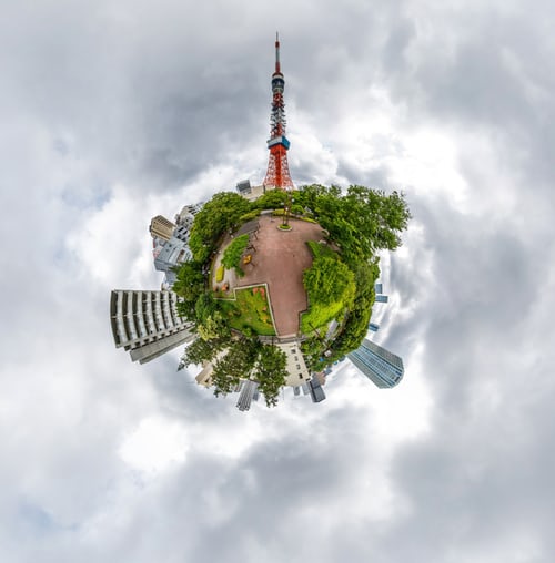 空から見た日本