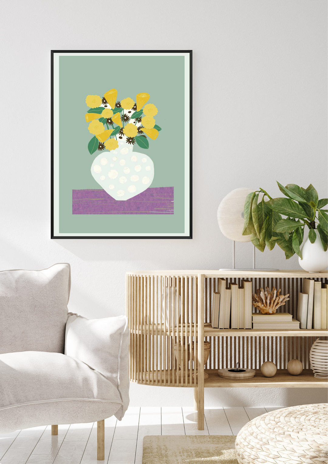 Tundra Still Life with Flowers - ツンドラの花の静止画