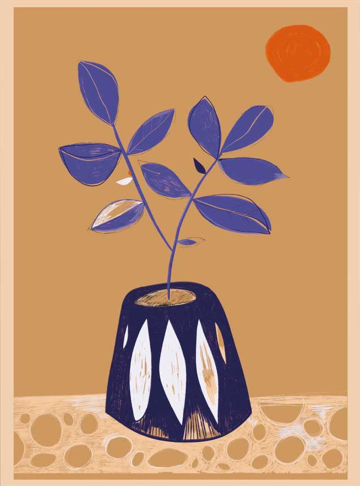Mediterranean Still Life with Flowers - 地中海の花の静止画