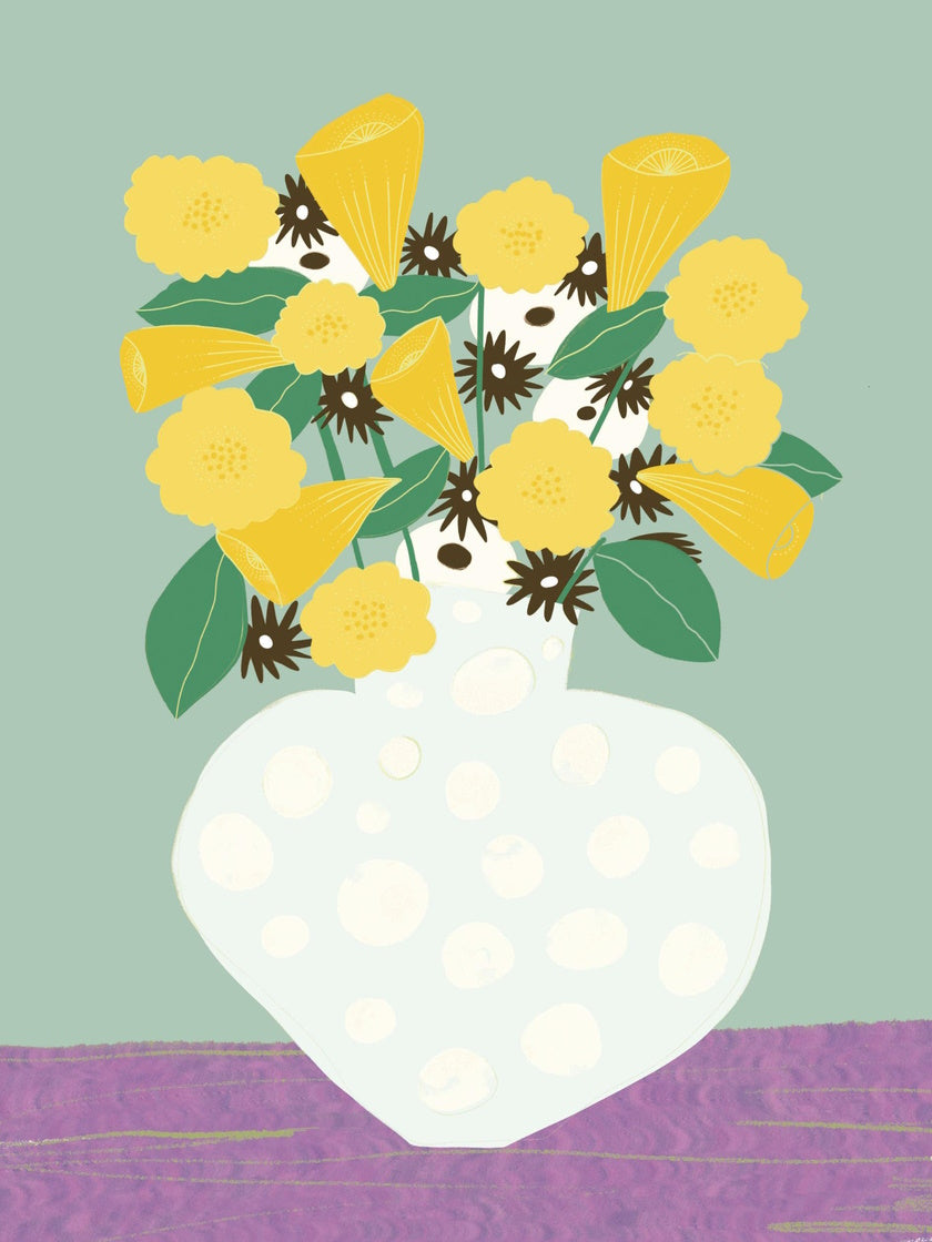 Tundra Still Life with Flowers - ツンドラの花の静止画