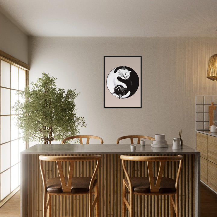 Yin Yang Cats poster - 陰陽猫