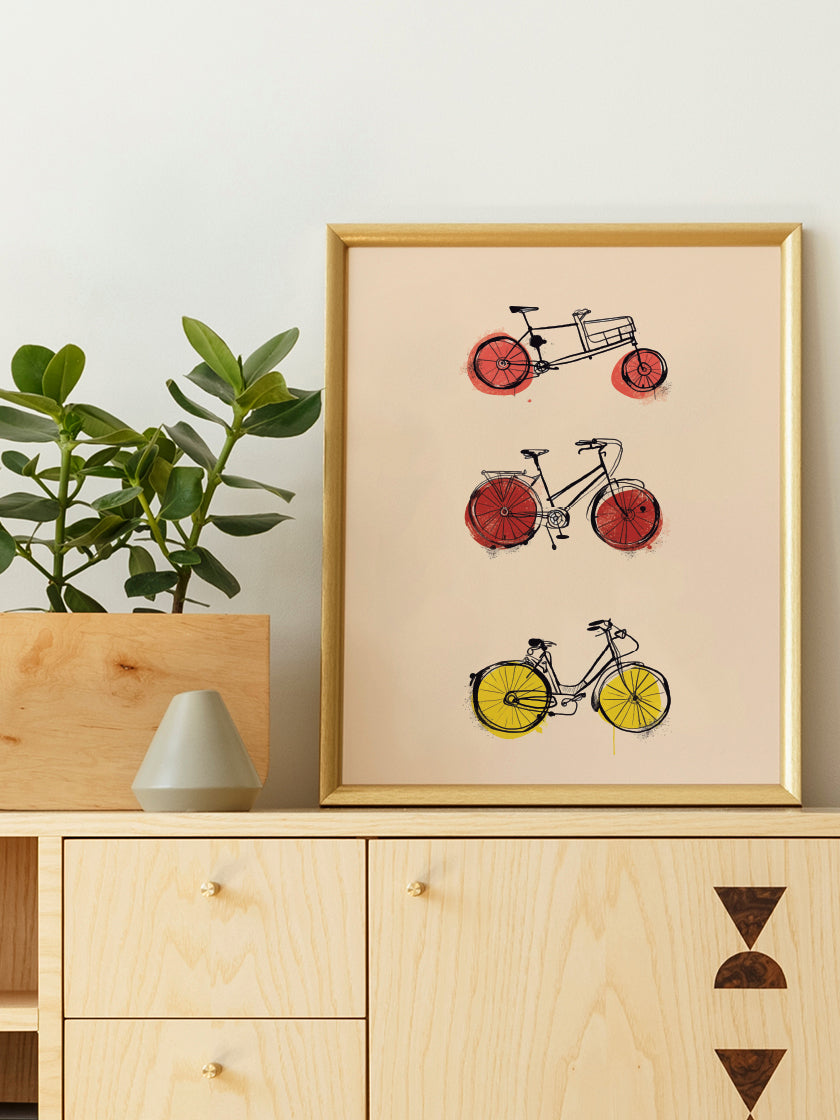 Canary Bike - カナリア色の自転車 ポスター