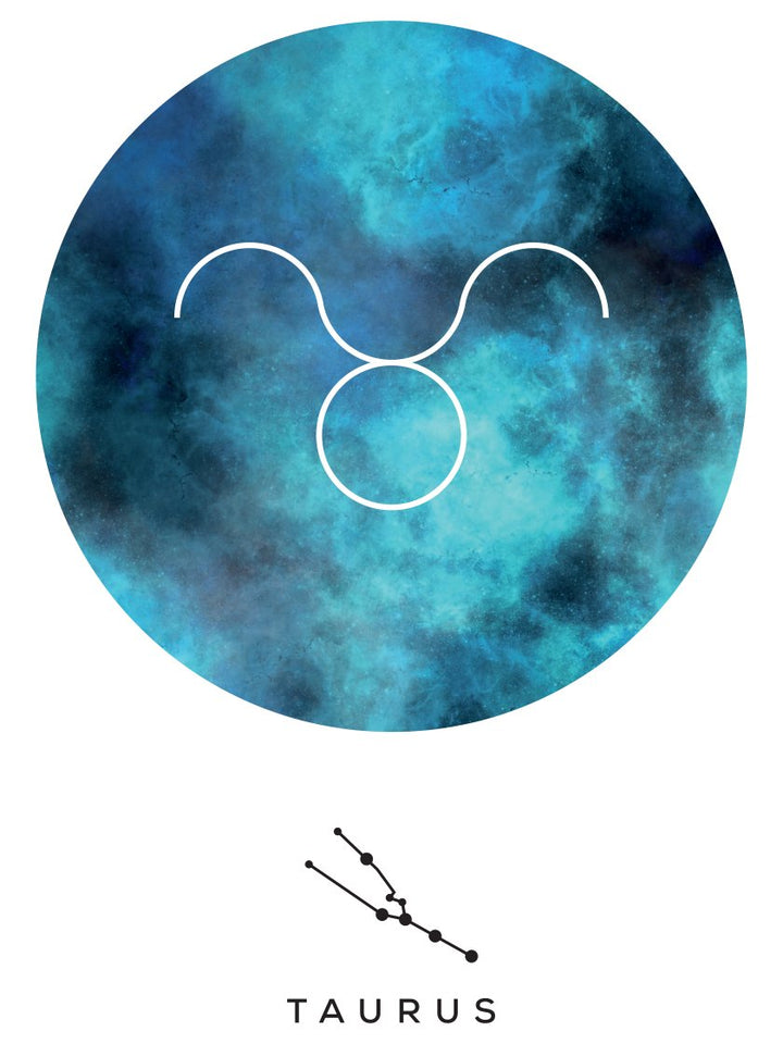 Taurus 牡牛座 - 牡牛座 星座ポスター