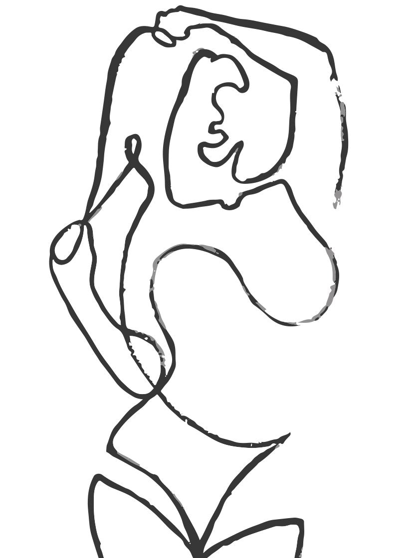Woman Posing - ウーマンポージング ポスター